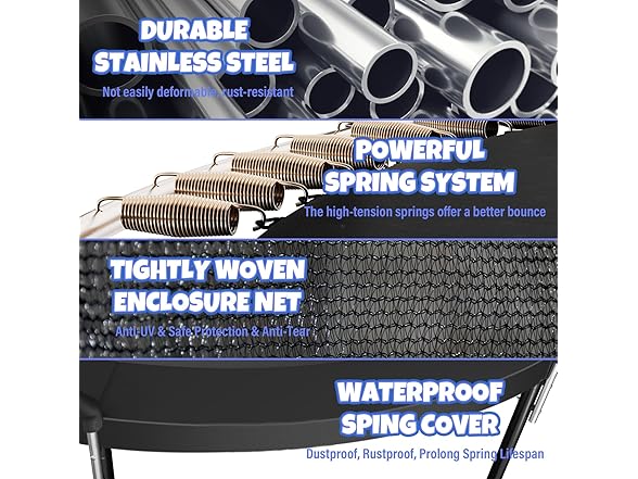 Kiivakii Trampoline 14FT ASTM