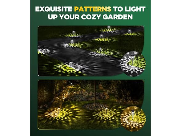 AUVERI LIFE Outdoor Bright Solar Pathway Lights