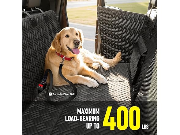 Dog Car Seat Cover for Back Seat