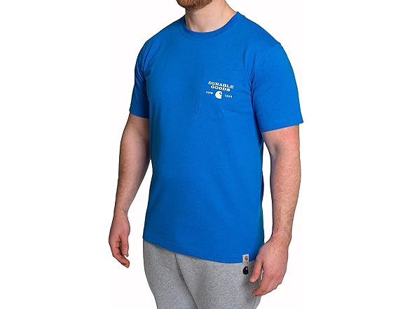 Carhartt Logo Tee (XLT) Blue