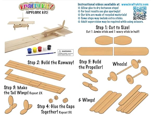 Perfect Stix Perfect Stix Wooden Airplane Kit