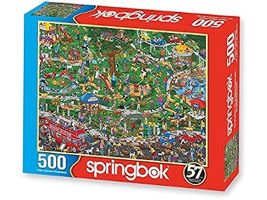 $13.99 Springbok - The Dog Park - 500 Piece Puzzle dealfomo