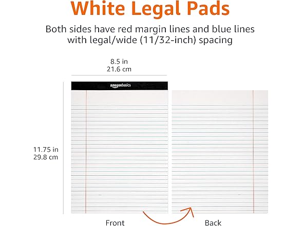  Amazon Basics 50-Sheet Legal Note Pad