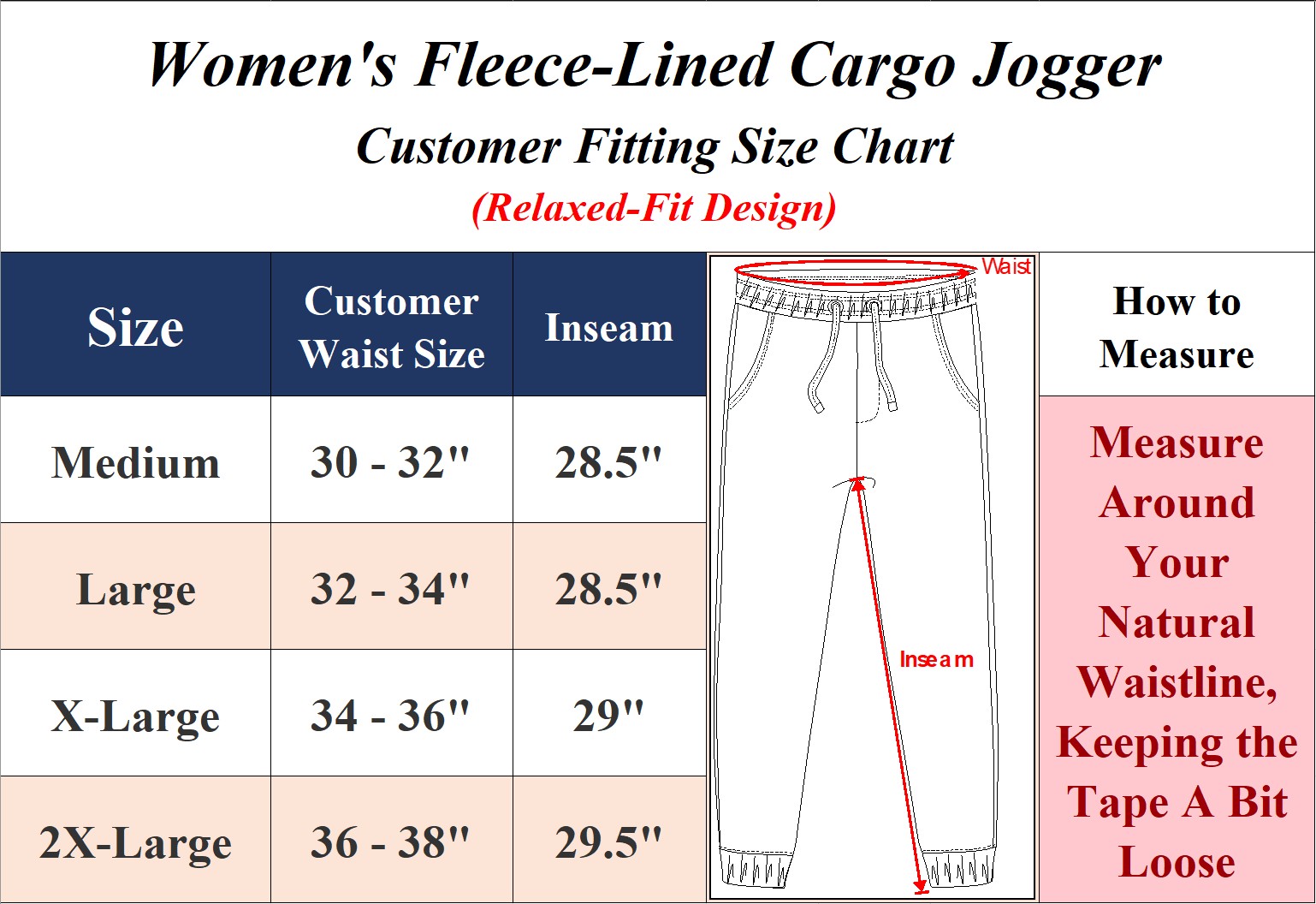 3Pk Womens Fleece Cargo Jogger Pants - Gallery 8
