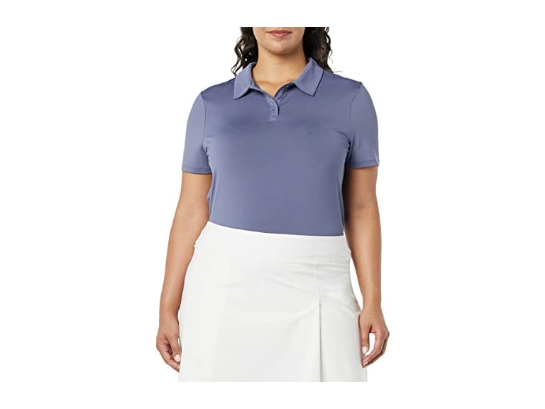 Amazon Essentials Women's Tech Stretch Tennis T-Shirt, Slate Grey, X-Small