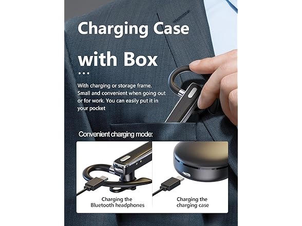 MOZC Bluetooth Single Ear Headset