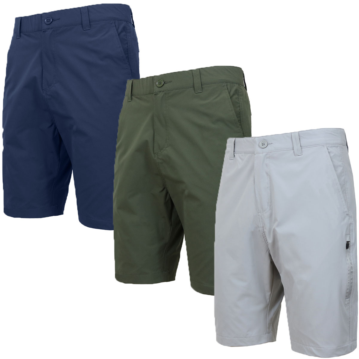 3 Pack Men's Stretch Utility Shorts (32-42) - Gallery 29