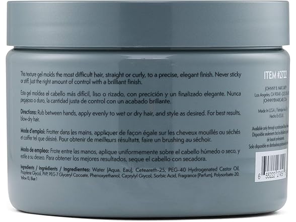 Johnny B Dope Texture Gel, 12 oz