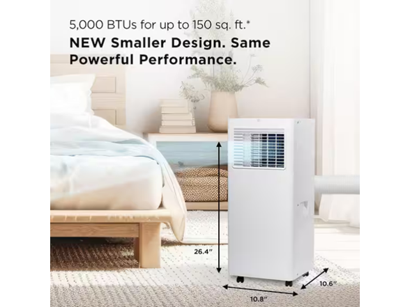 TCL H5P44W 5,000 (DOE) BTU Smart Portable AC