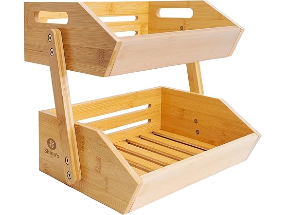 Shino's Hut Bamboo Fruit Basket