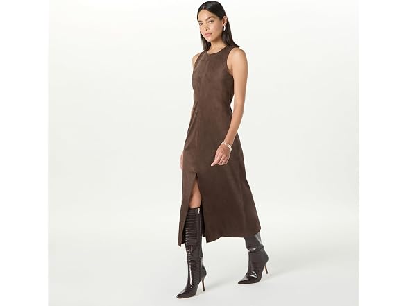The Drop Women’s Mina Faux Suede Maxi
