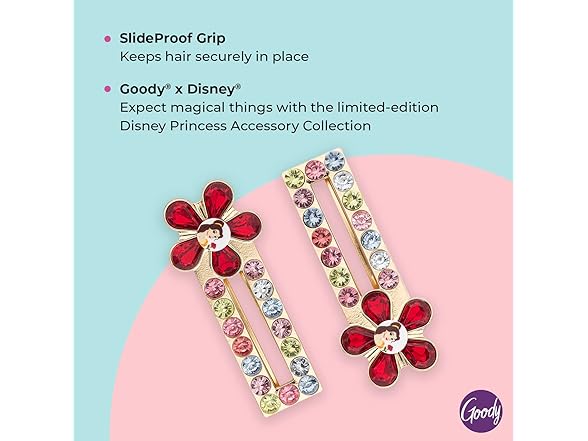 GOODY Hinge Jewel Clip - Disney Princess