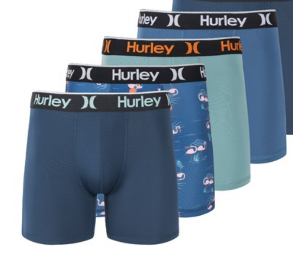 Hurley Men's 4-Pack Boxer Briefs - Gallery 7