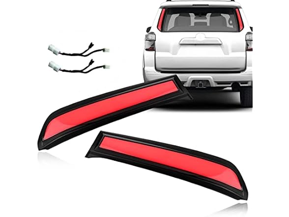 Red LED Rear Trunk Pillar Tail Light