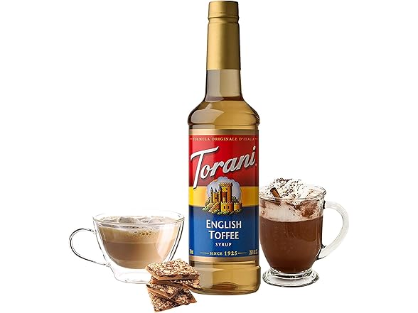 Torani English Toffee Syrup, 25.4oz