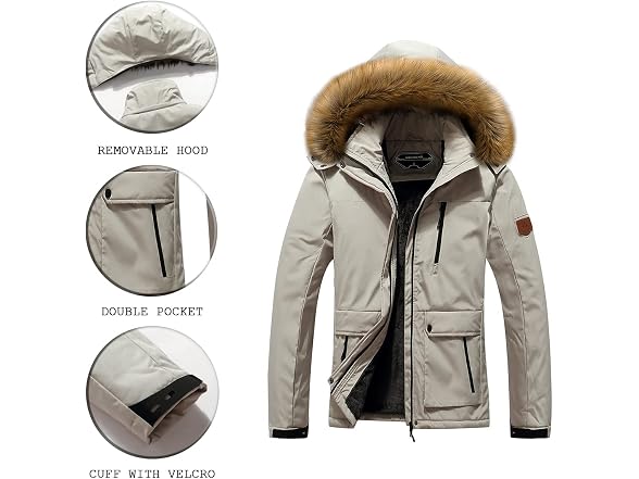 Moerdeng Women (L) Waterproof Ski Jacket Snow Coat