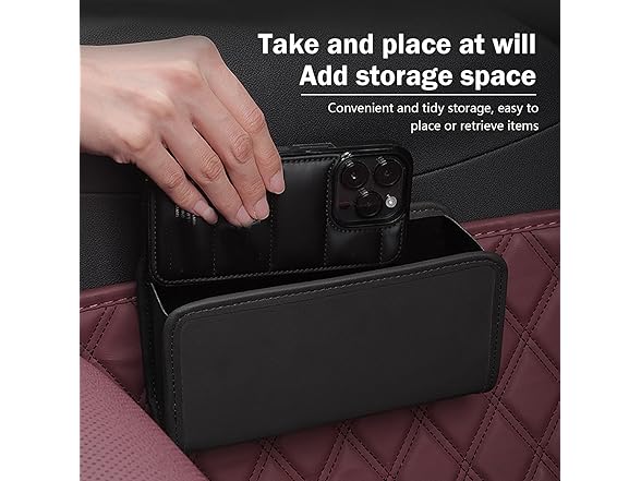 Zikefest Car Trash Can Foldable Black