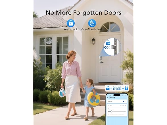 Philips DDL-242X-1HW-L WiFi Keypad Door Handle Lock