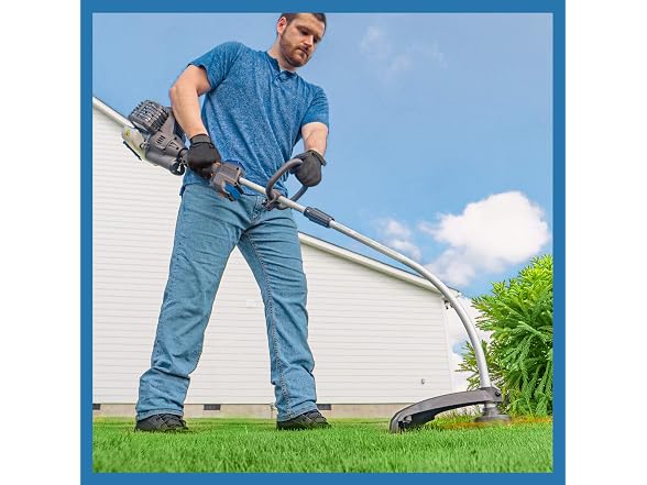 LawnMaster NPTGCP2517B No-Pull Gas String Trimmer