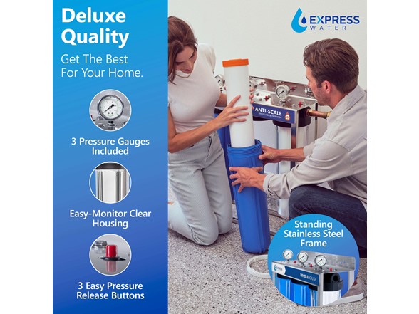 Express Water 3-Stage Whole House Water Filter