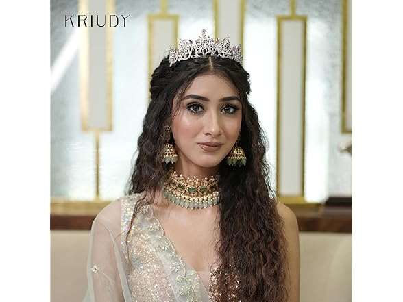 Kriudy Crown Headpiece Headband Tiara