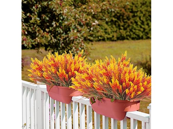 20 Bundles Artificial Plants (Fall Red)