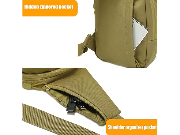 SXJWISHES Tactical Sling Chest Bag