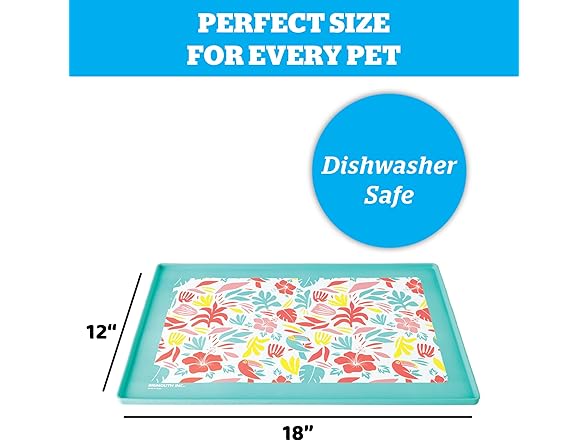 BigMouth Inc Tropical Pet Placemat