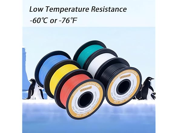 ANAMIA 22 AWG Silicone Stranded Copper