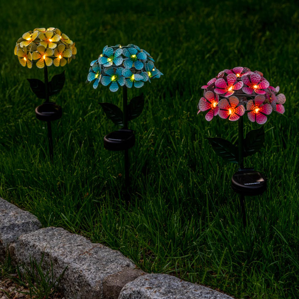 Touch of ECO Solar LED Metal Floralite - Gallery 23