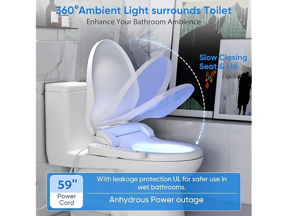 Cioreznt Electric Bidet Toilet Seat