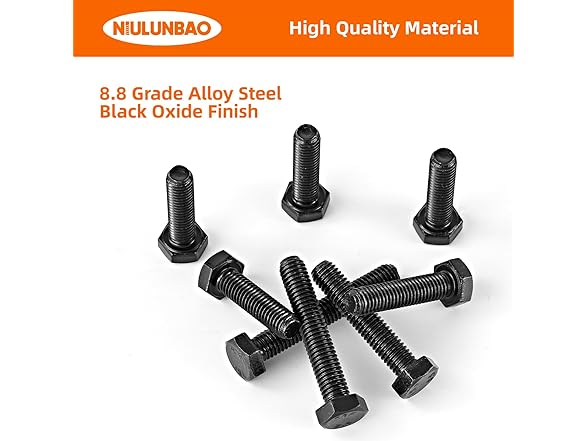 M8 Hex Bolts 30-50mm Grade 8