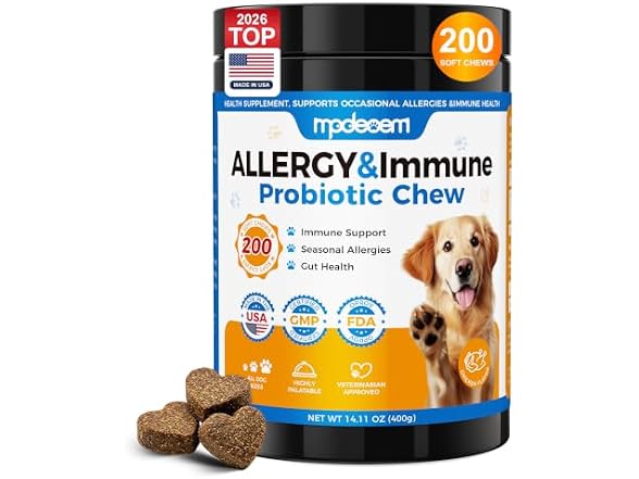 Mpdeoem Dog Allergy Chews -(200 Ct)