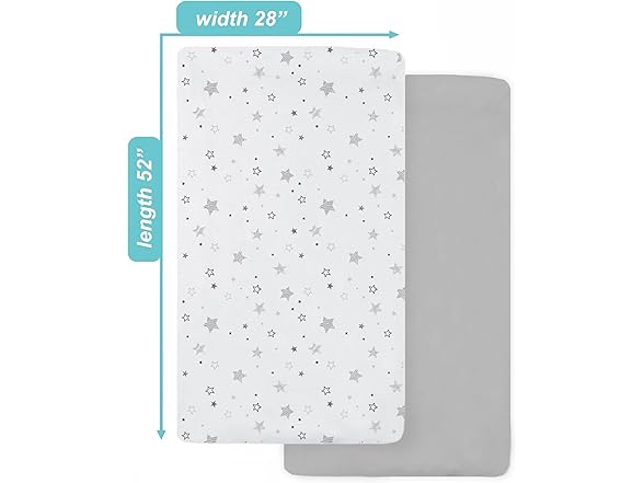 American Baby Company 2Pk Crib Sheets