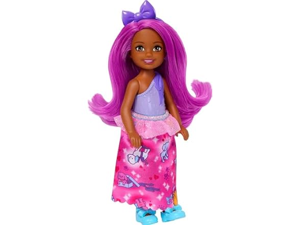 Barbie Royal Chelsea Doll with Pink Hair