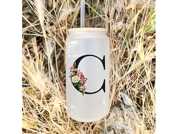 BIPEDS Personalized Glass Cups with Lids
