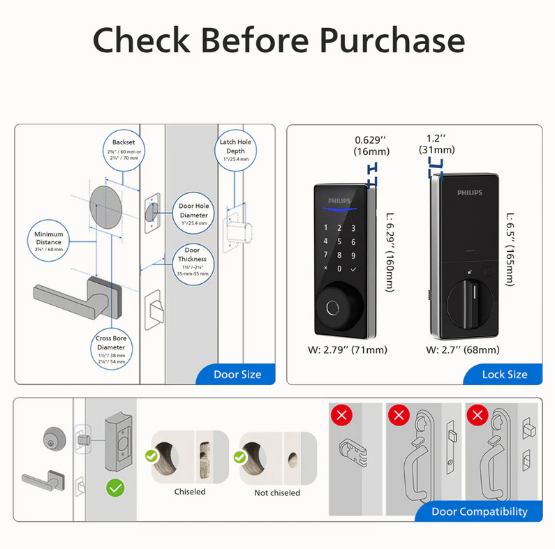 Philips 4000 Series Bluetooth Fingerprint Deadbolt - Gallery 13