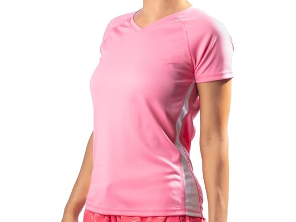 Kanu Surf Women's Pink/White Rashguard (M)
