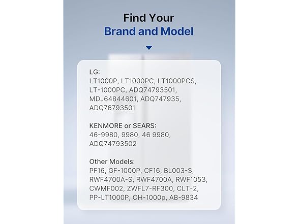 Water Filter Replacement