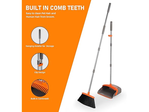 Broom and Dustpan Set
