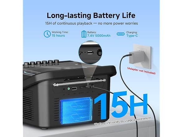 Retekess TR642 Boombox CD/Cassette