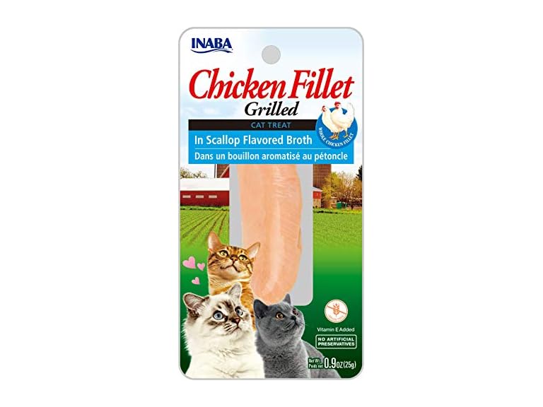 INABA USA554A-10/25-11/25 0.9 oz Chicken in Scallop Brot