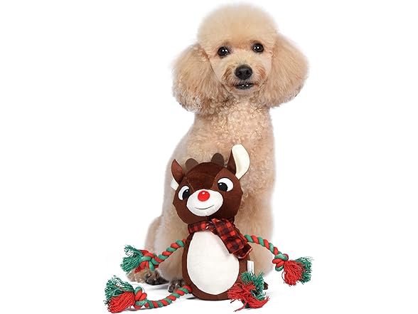 Rudolph The Red Nose Reindeer Rope Toys