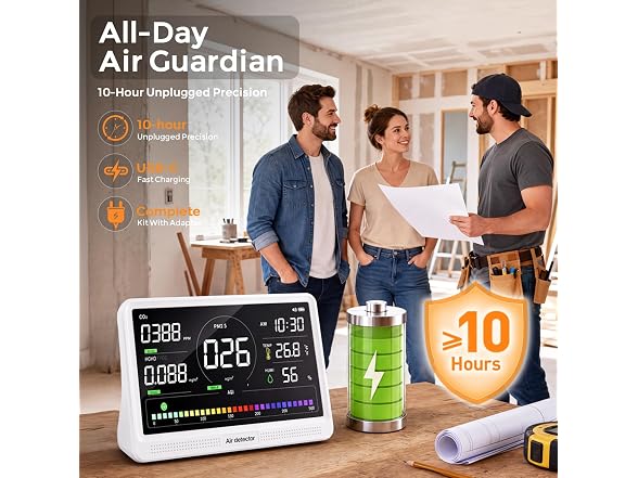 Lecoolife 16 in 1 Air Quality Monitor
