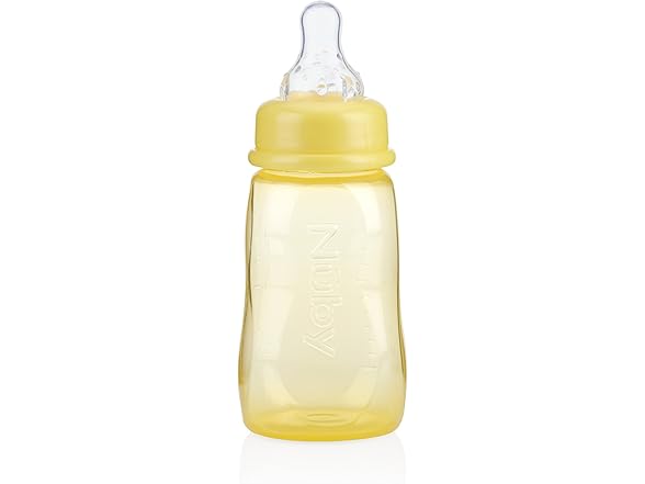 Nuby Standard Neck Tinted Feeding Nurser, 1 Count