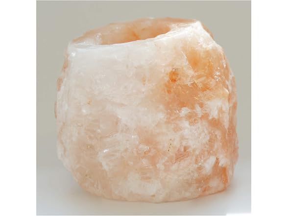Natural Salt Candle Holder