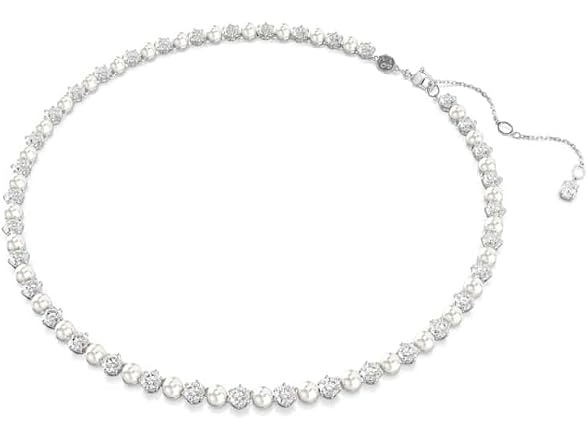 Swarovski Tennis Matrix Pearl Necklace