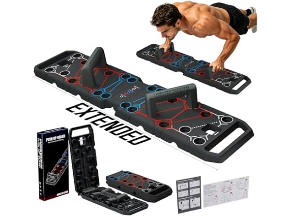 Tibnun 25-in-1 Foldable Push Up Board