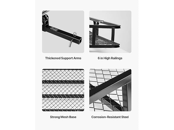 60" x 24" x 6", Hitch Cargo Carrier