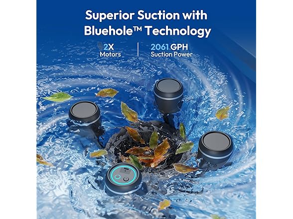 BUBLUE F10 Robotic Surface Skimmer | 538 sq.ft.